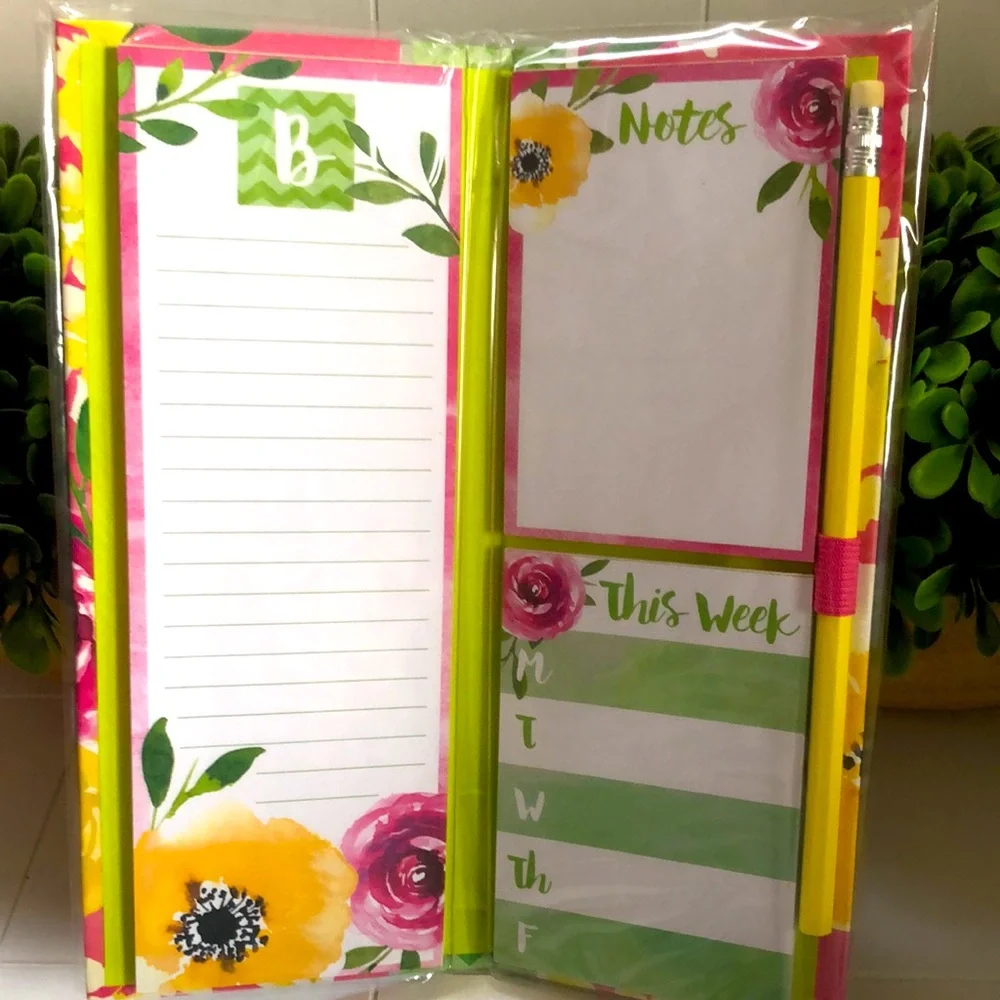 Floral Notebook/Planner Initialized with “B”!